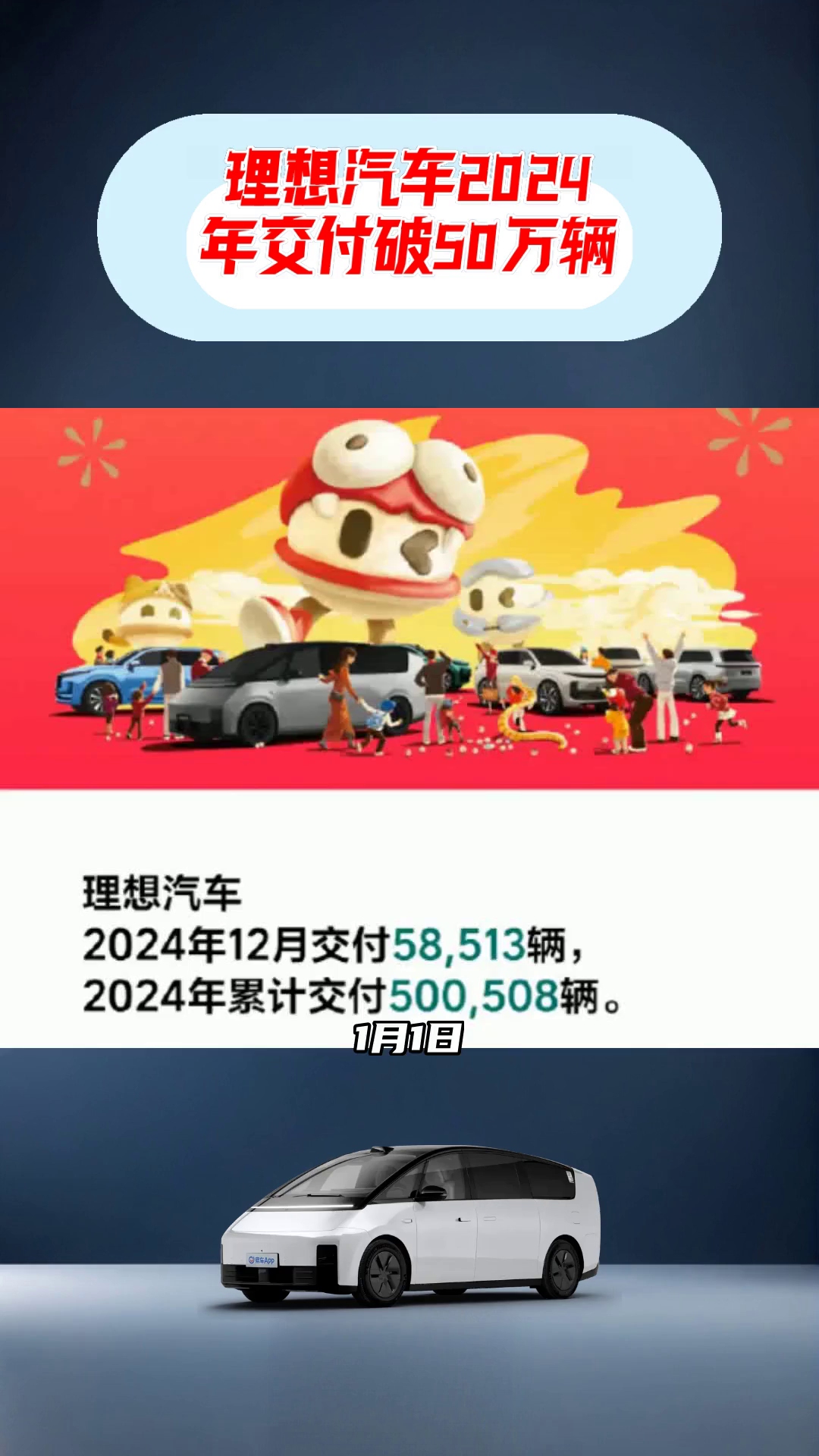 理想汽车：预计2025年第二季度交付约10.8万辆汽车