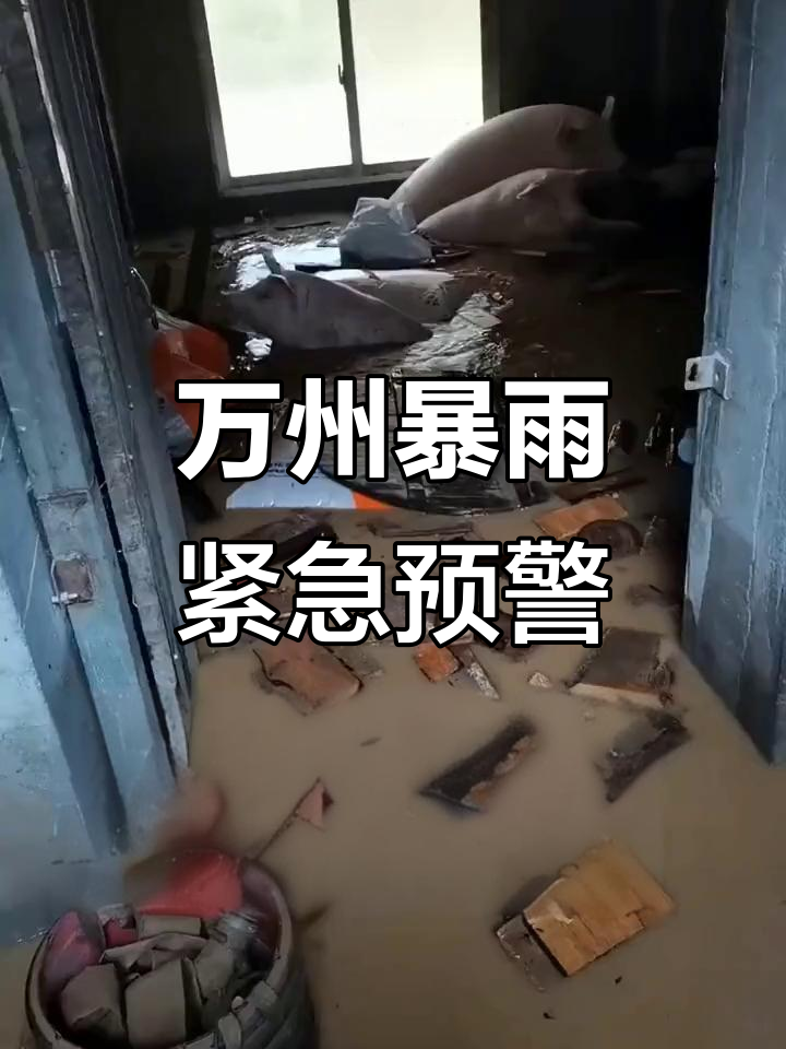 重庆多地遭遇暴雨 笋溪河超保5米多